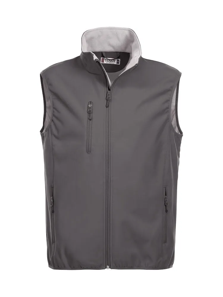 020911 Clique Softshell Gilet With Left Chest Logo