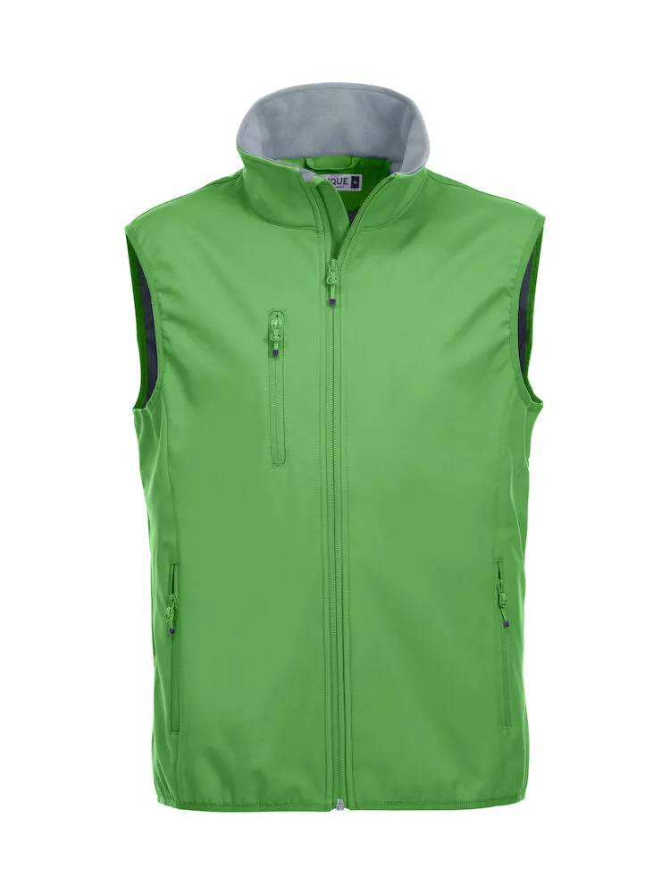 020911 Clique Softshell Gilet With Left Chest Logo