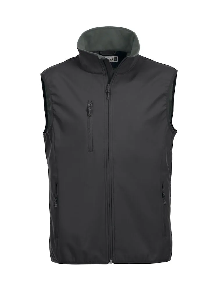 020911 Clique Softshell Gilet With Left Chest Logo