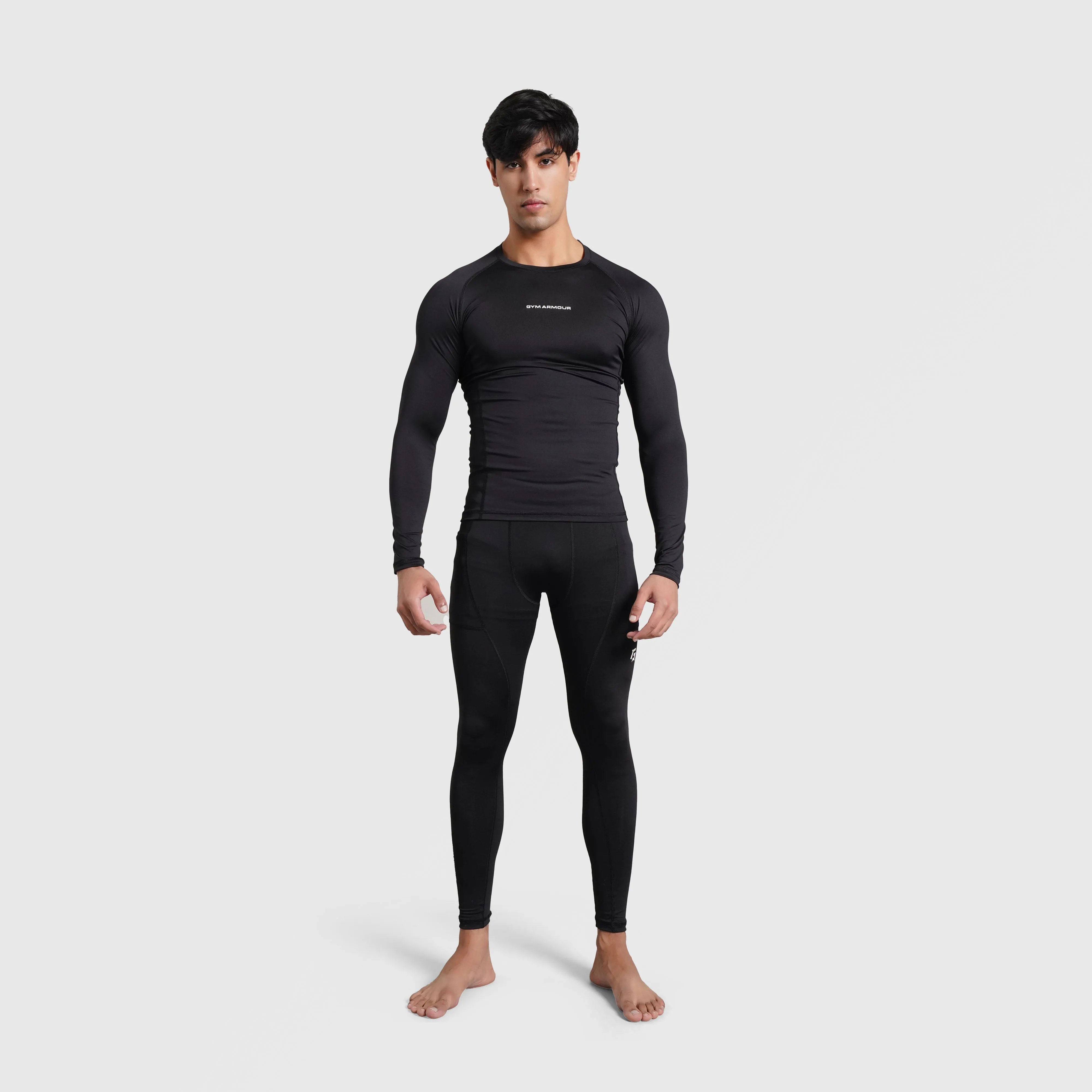 Armour Compression LongSleeves Tee (Black)