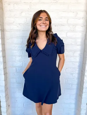 Back To You Dress Navy