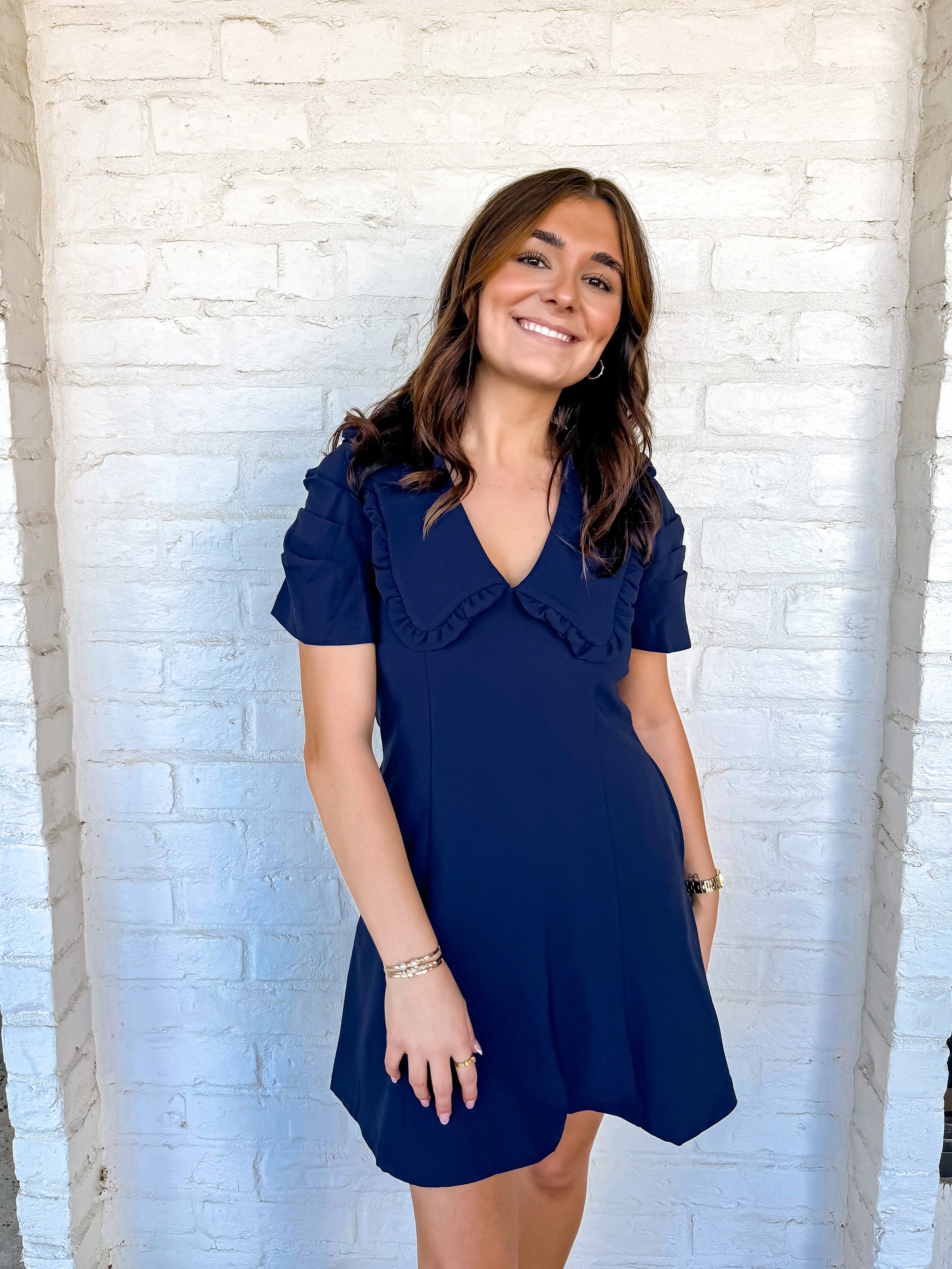 Back To You Dress Navy