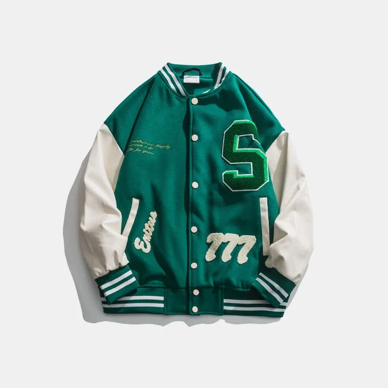 Baseball Uniform Men's And Women's Jackets For Couples