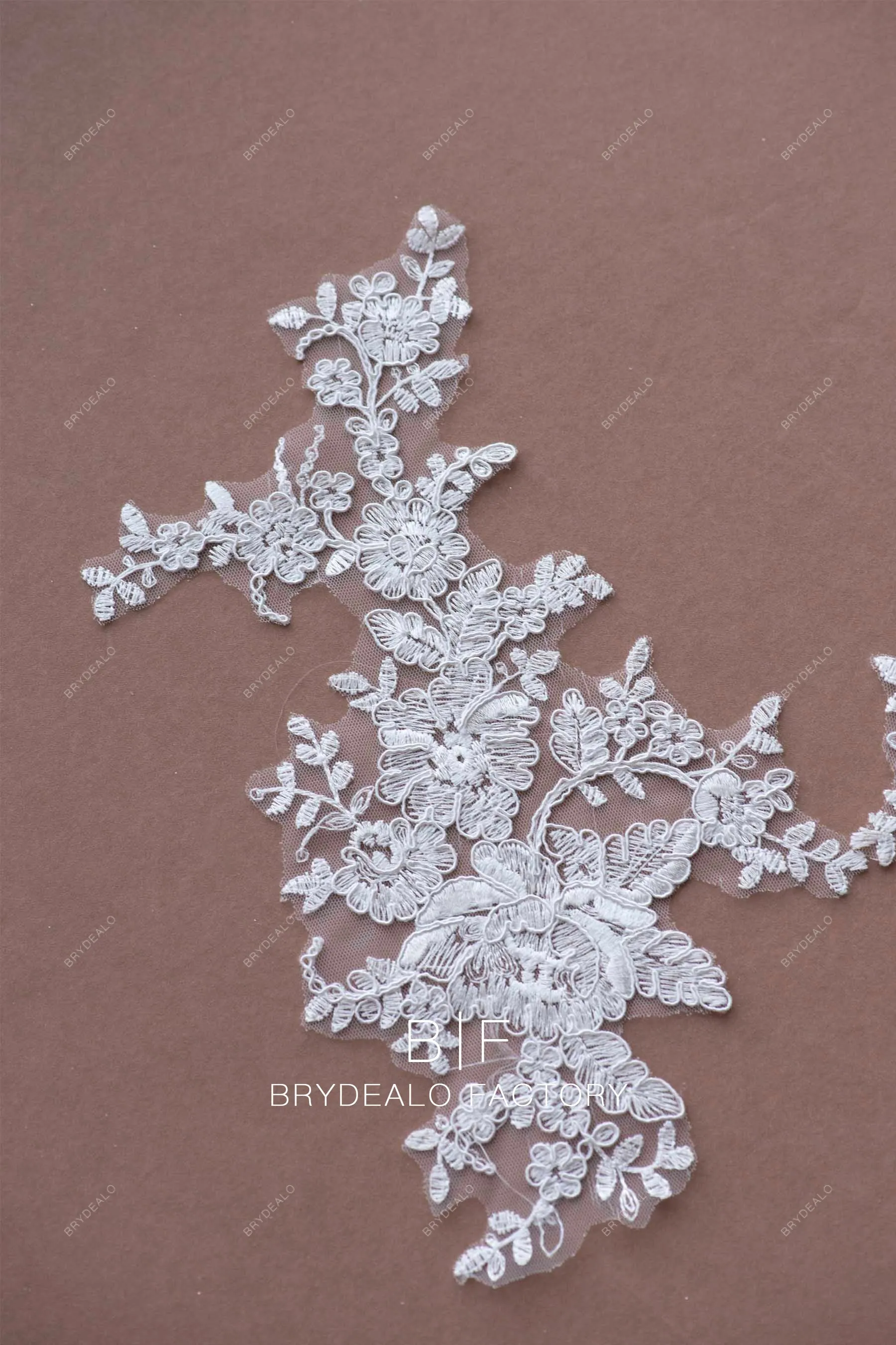 Best Corded Flower Lace Appliques Online