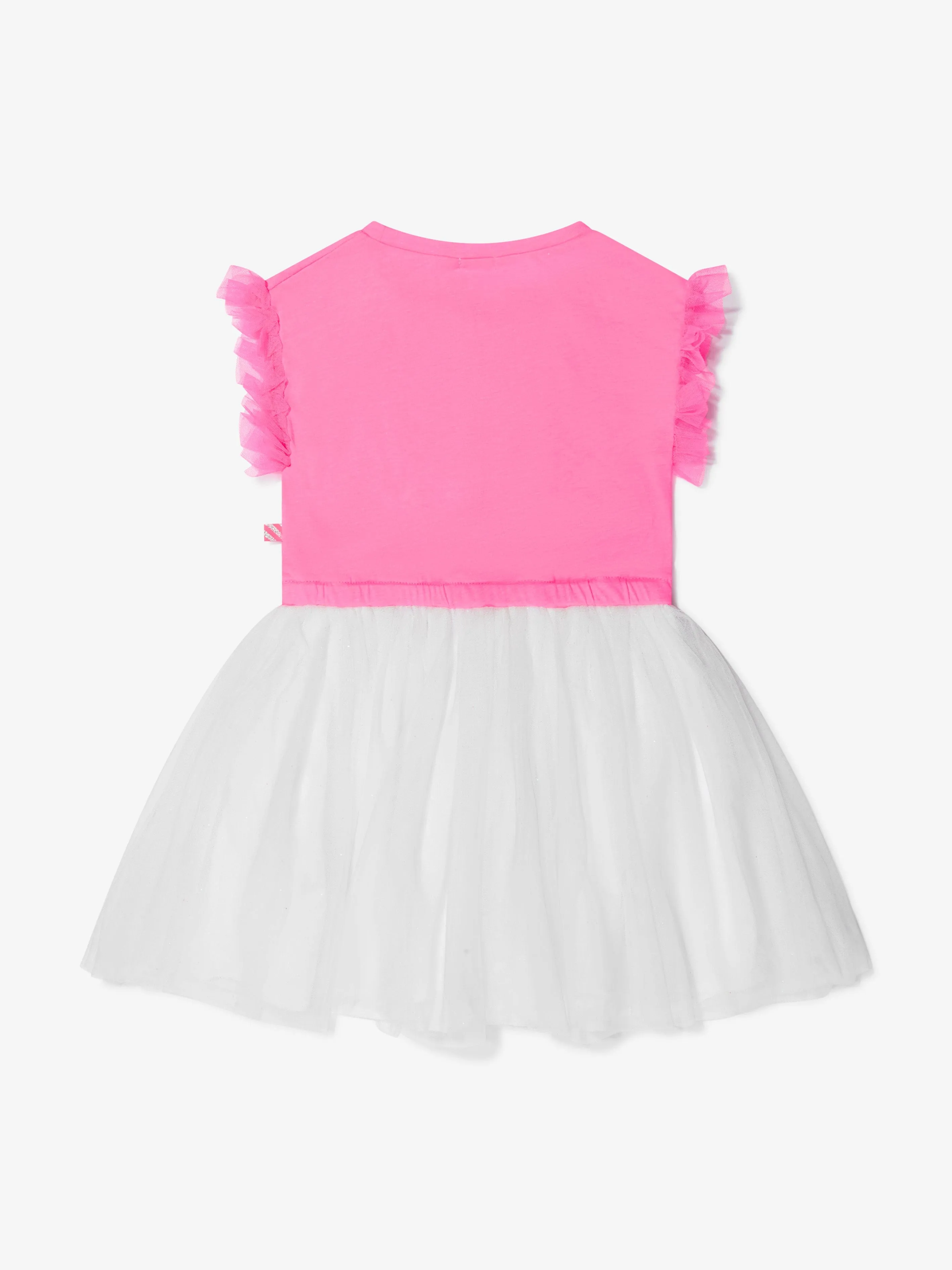 Billieblush Girls Jersey And Tulle Stars Dress