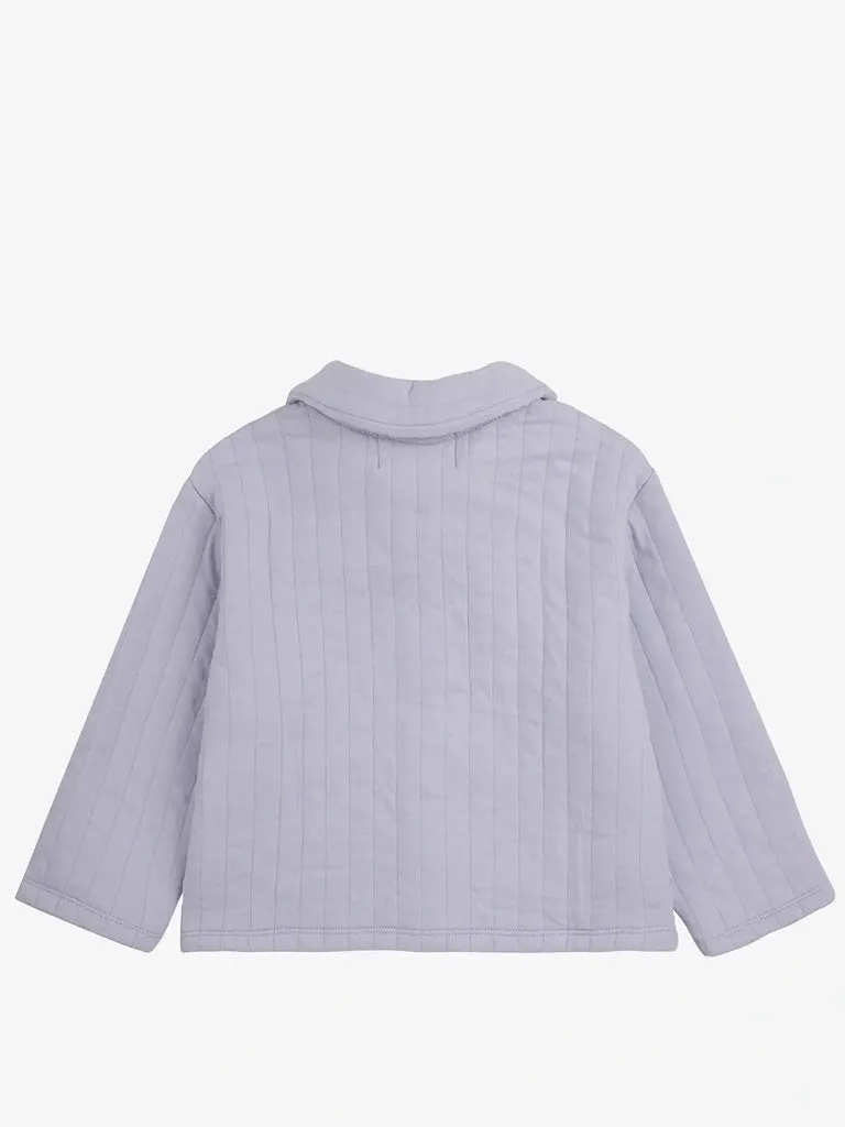 Bobo Choses Funny Face Quilt Sweat in Mauve