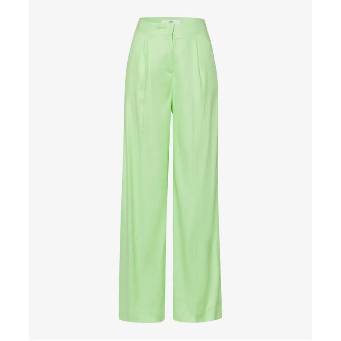 Brax Maine Linen Trousers Relaxed Fit 72-2258 Frozen Apple