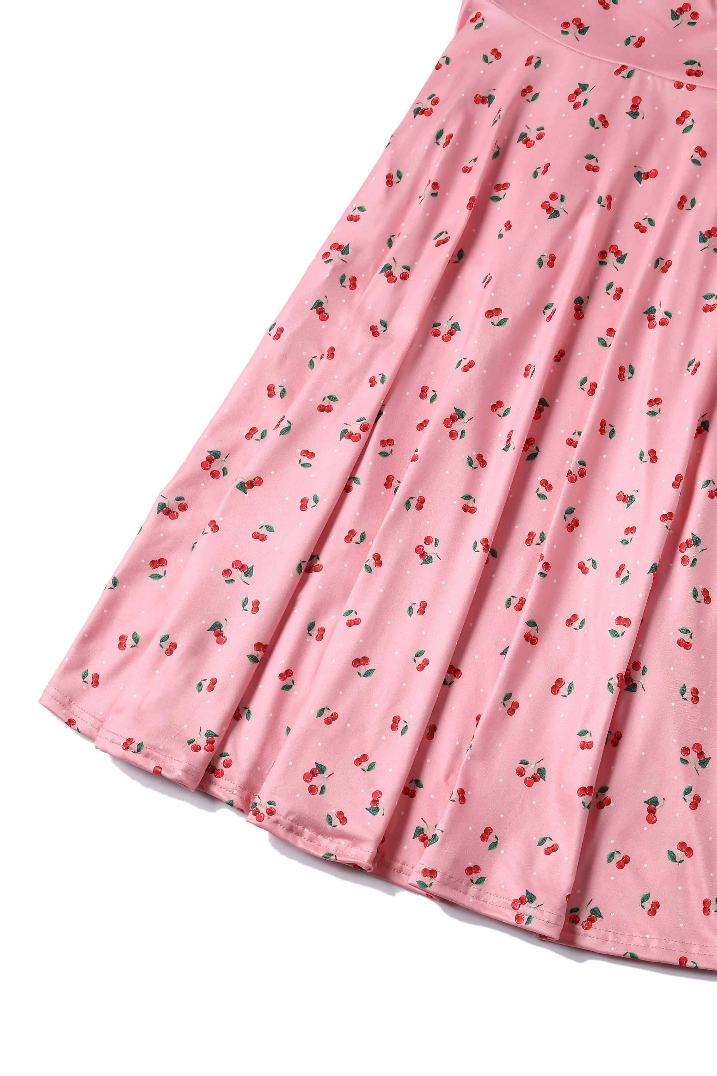 Brenda Pink Cherry 50s Style Dress