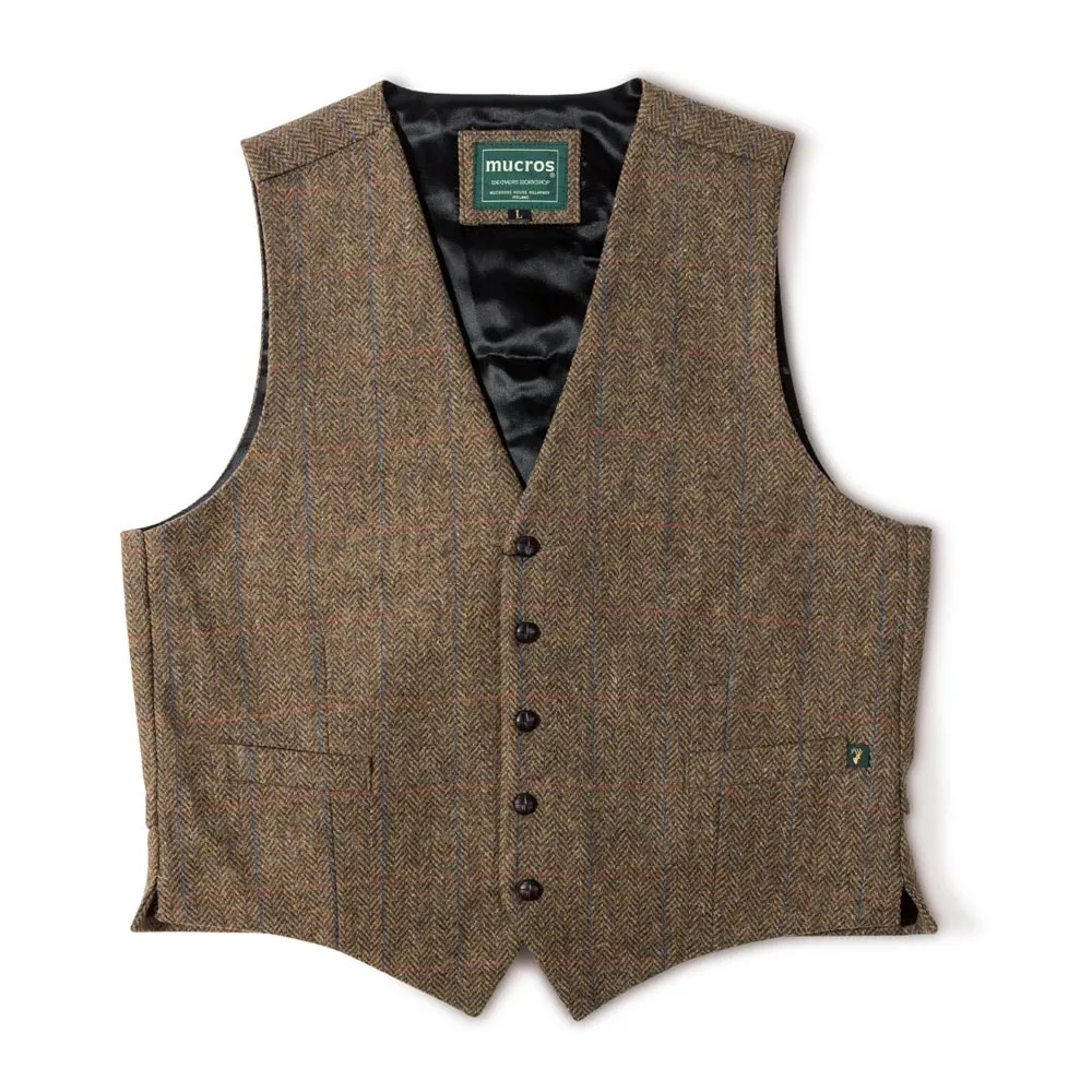 Brown Tweed Vest