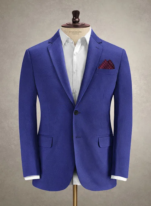 Caccioppoli Cotton Drill Cobalt Blue Jacket