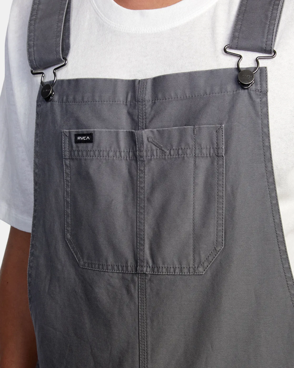 Chainmail Relaxed Fit Overalls - Smoke