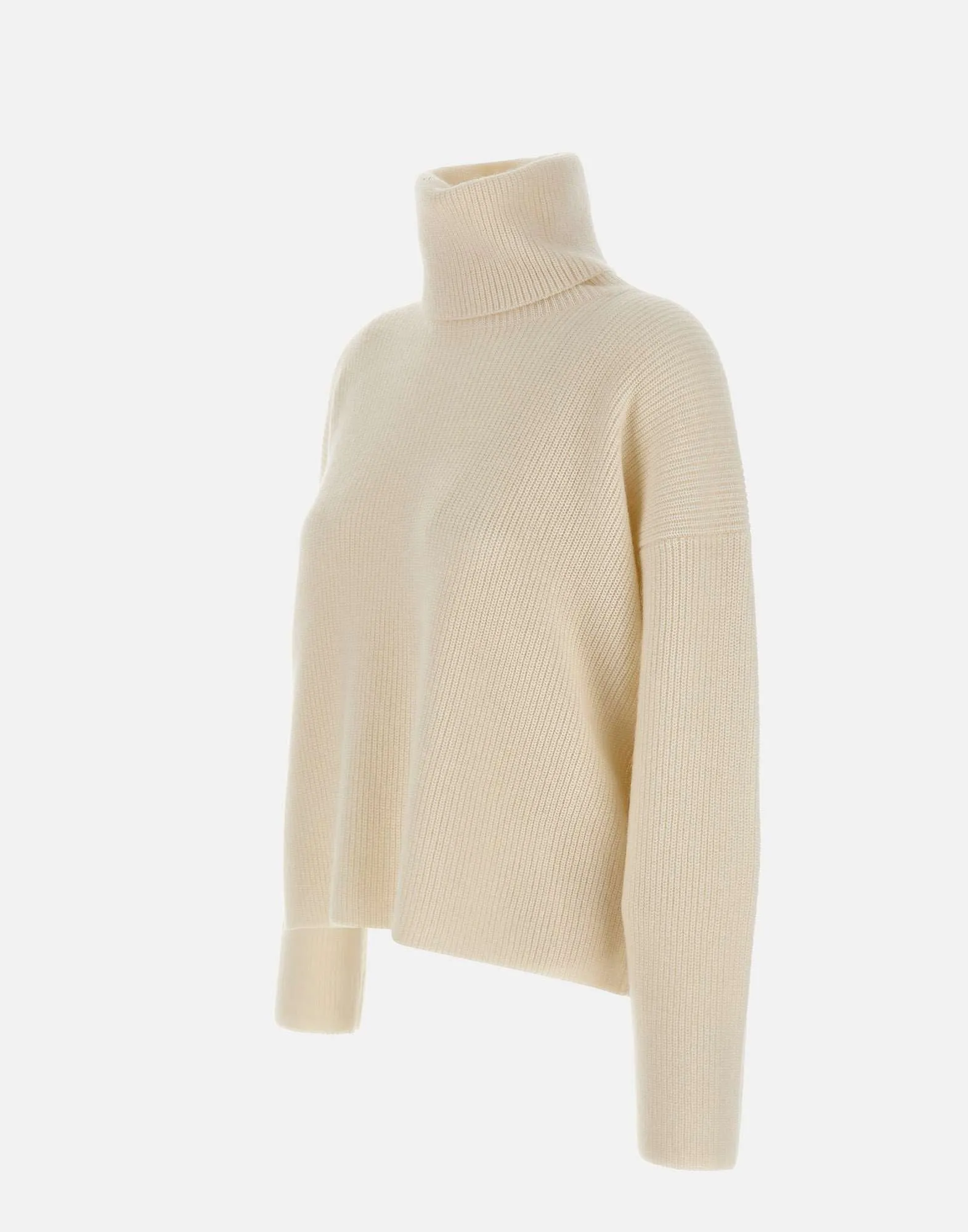 Cream Oversize Wool Blend Sweater