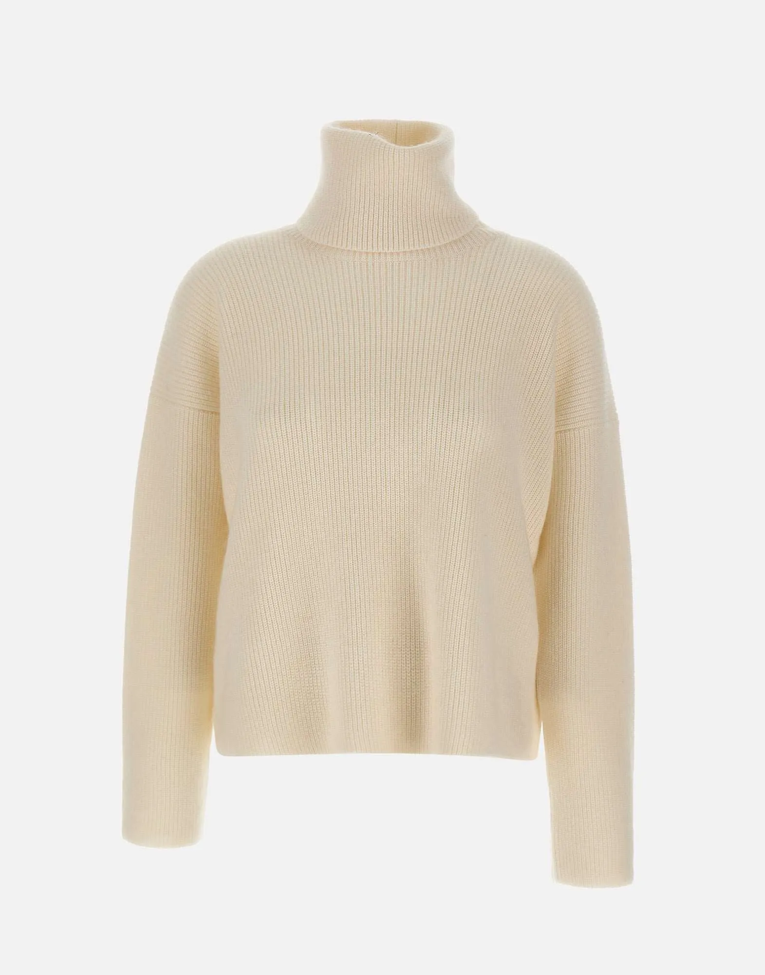 Cream Oversize Wool Blend Sweater