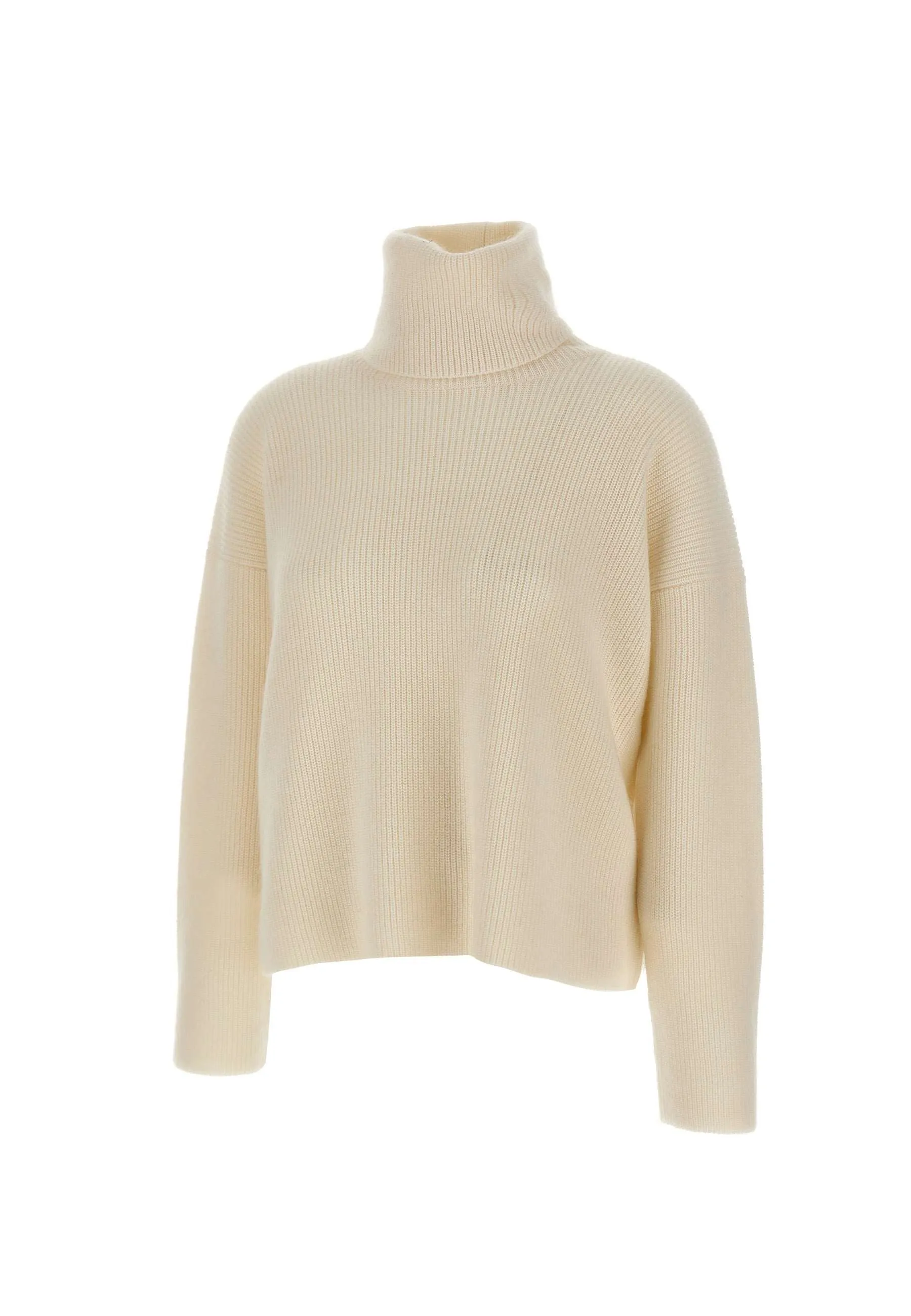 Cream Oversize Wool Blend Sweater