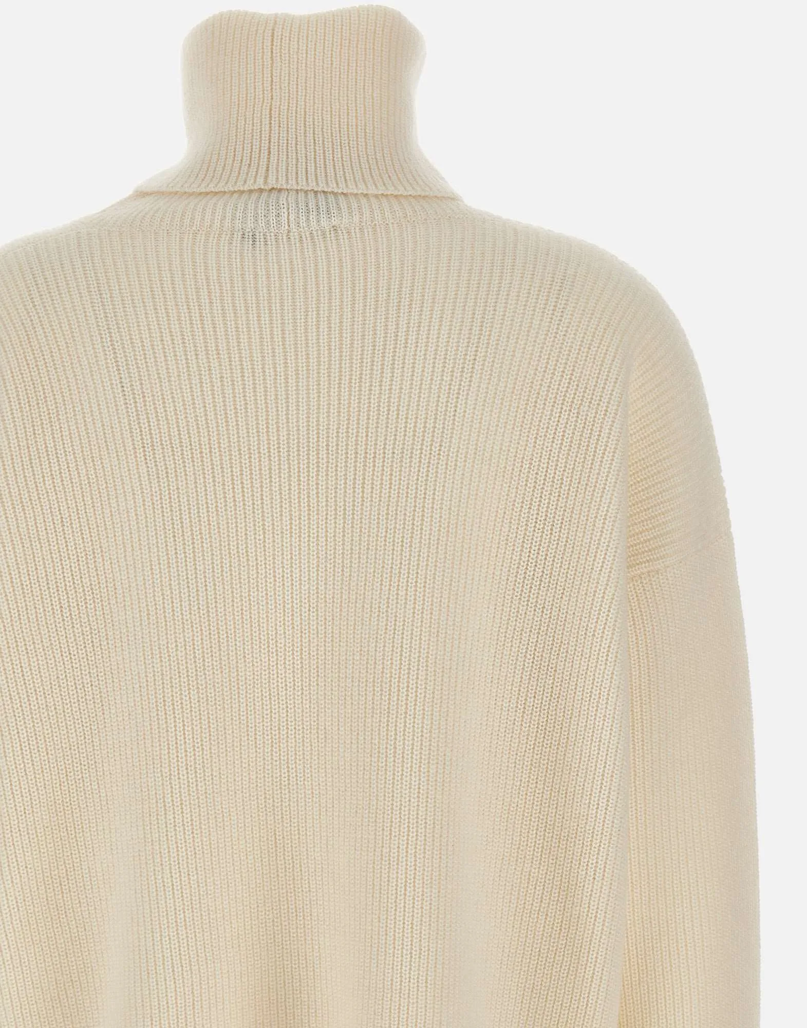 Cream Oversize Wool Blend Sweater