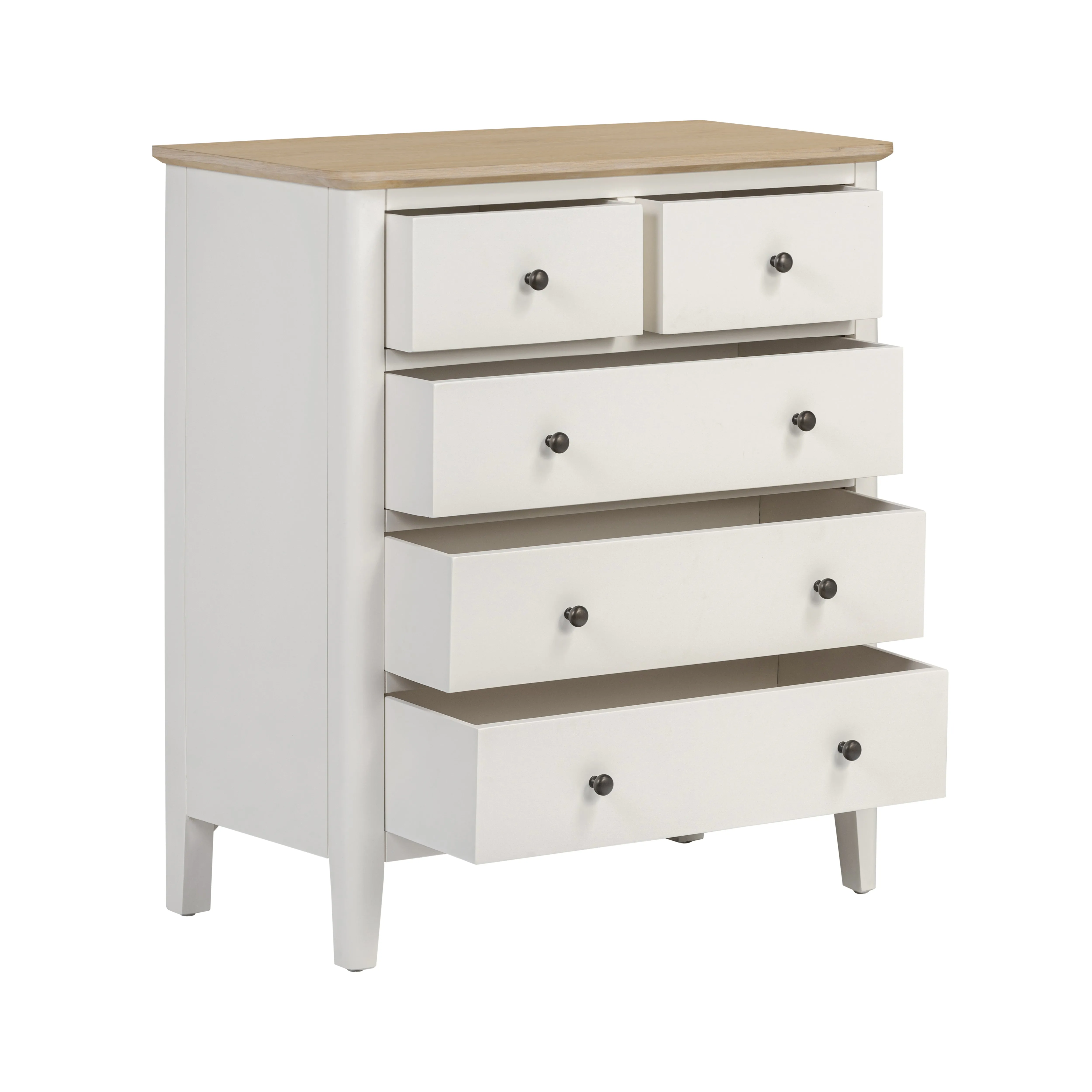 Eimear - Cream And Oak 2 Over 3 Chest Of Drawers