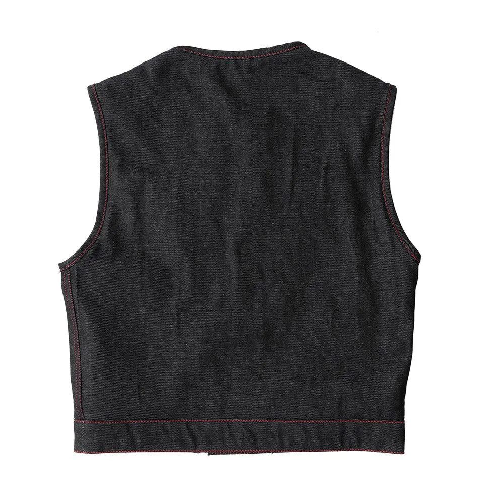 Ember Men's Motorcycle Denim Vest