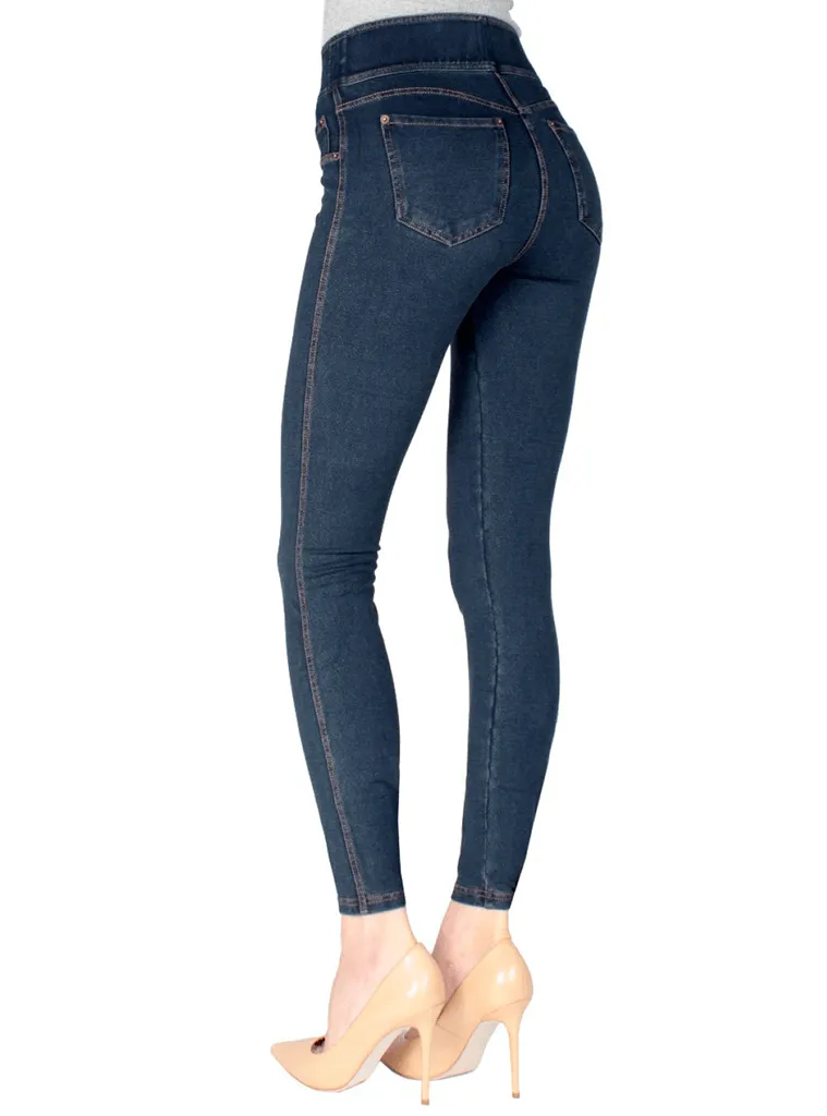 Final Sale Clearance MeMoi Mago Shaping Denim Legging