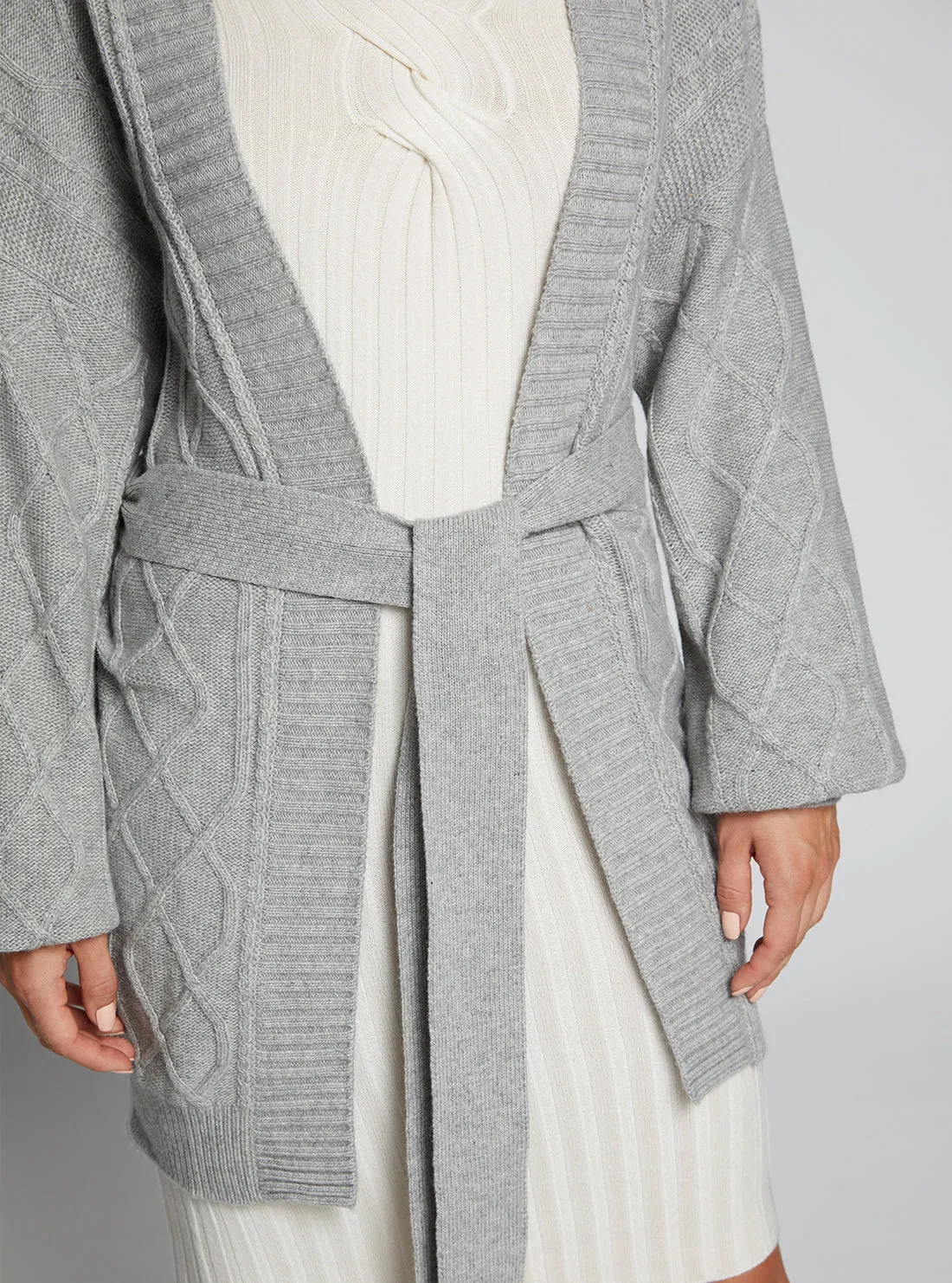 Grey Edwige Cardigan