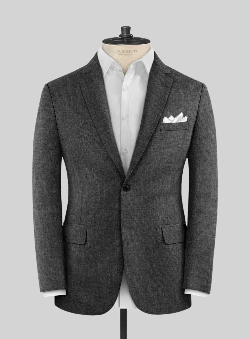 Hardy Minnis Charcoal Twill Wool Jacket