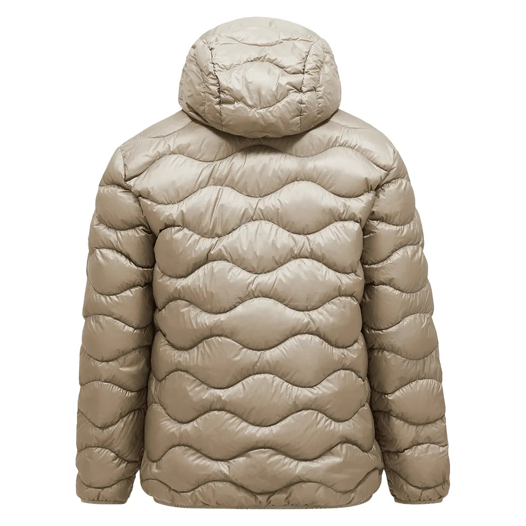 Helium down hood jacket - Avid beige