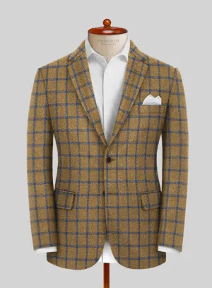 Highlander Heavy Mustard Check Tweed Jacket