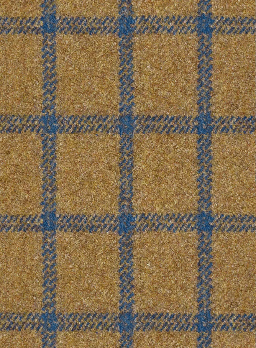 Highlander Heavy Mustard Check Tweed Jacket