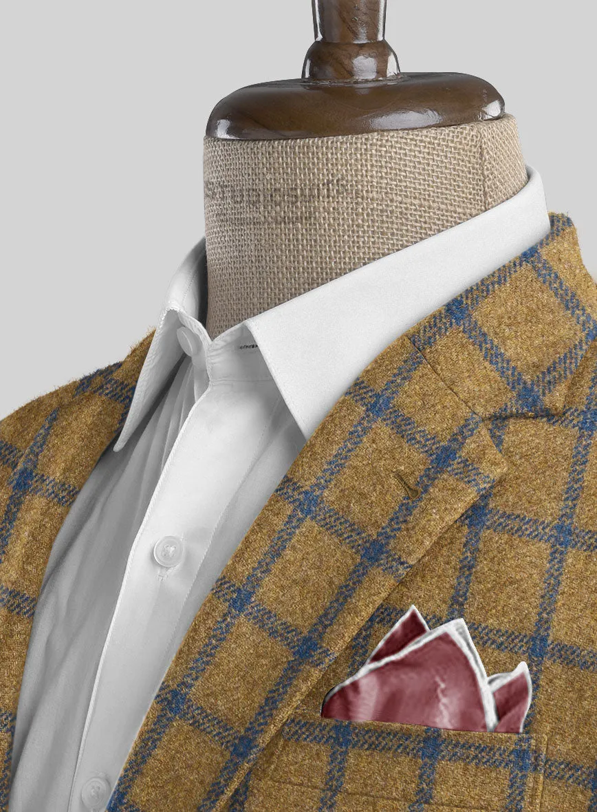 Highlander Heavy Mustard Check Tweed Jacket