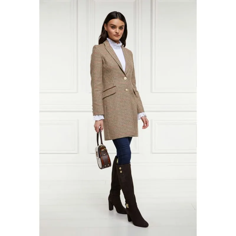 Holland Cooper Highgrove Ladies Tweed Coat - Charlton Tweed