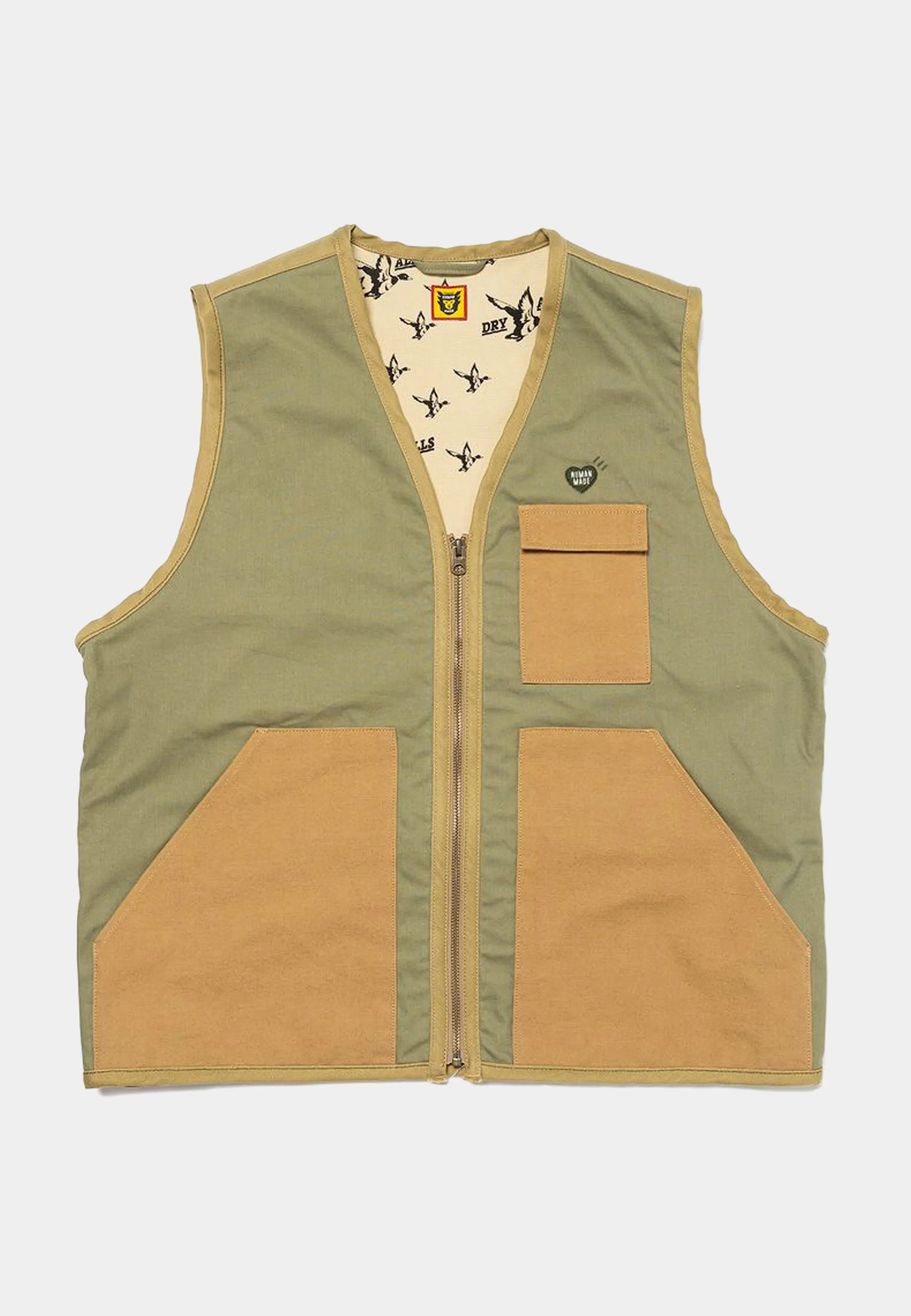 Human Made Hunting Vest Olive Drab