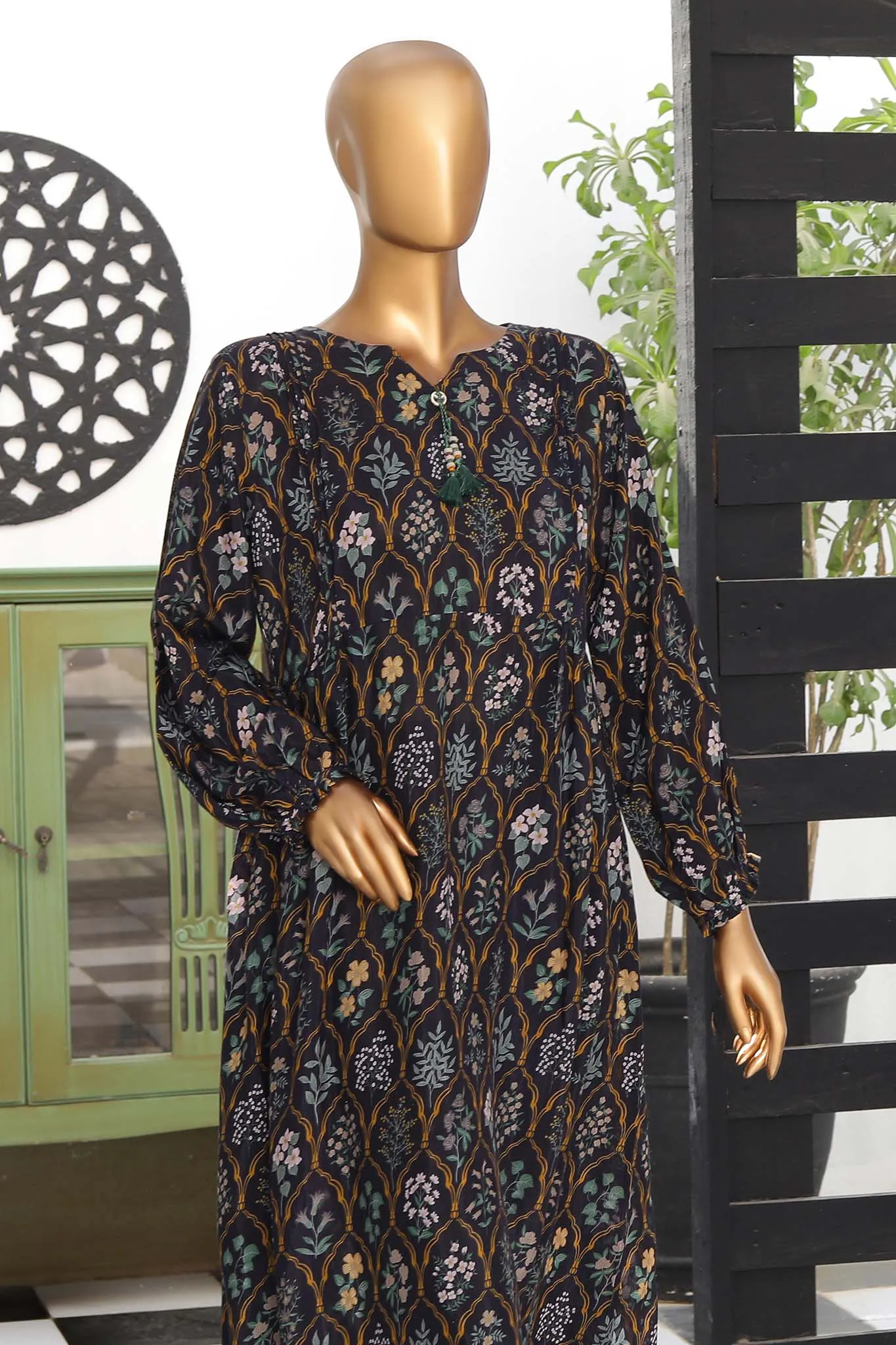 Hz Motifs & Prints Co-Ords Frocks Collection'2023-PRF-05