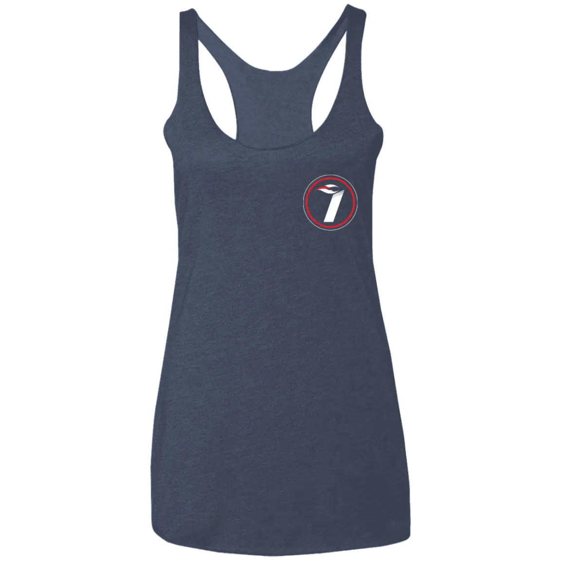 I Wear logo 1 Inspire Wear Ladies' Triblend Racerback Tank