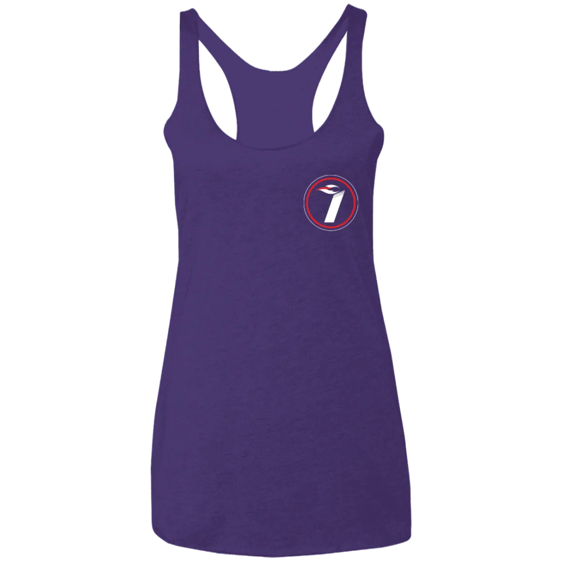 I Wear logo 1 Inspire Wear Ladies' Triblend Racerback Tank