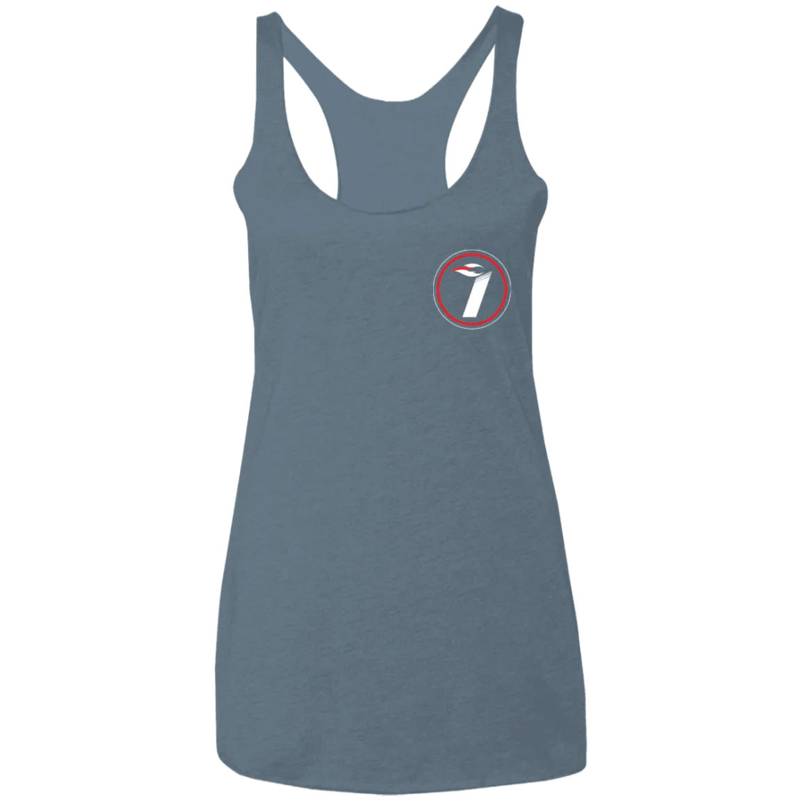 I Wear logo 1 Inspire Wear Ladies' Triblend Racerback Tank