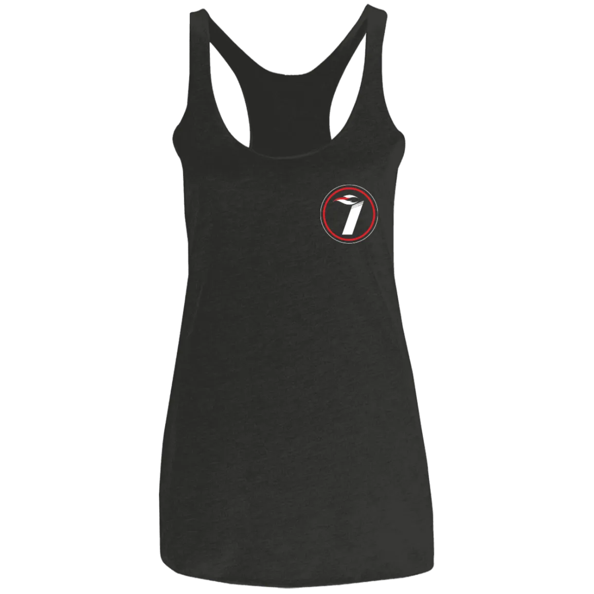 I Wear logo 1 Inspire Wear Ladies' Triblend Racerback Tank