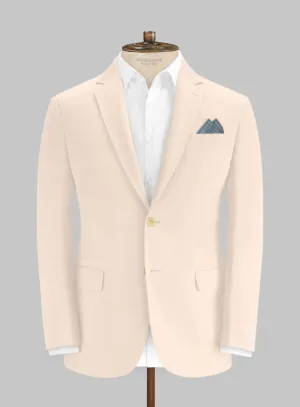 Italian Light Pink Cotton Stretch Jacket