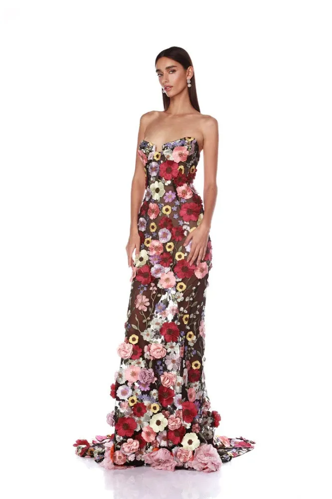 Jasmine Multi Floral Gown