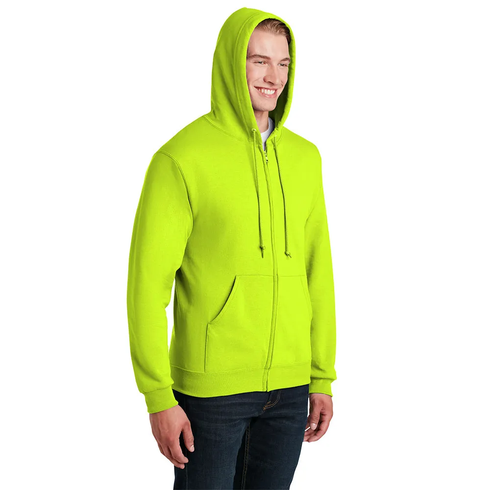 Jerzees® - NuBlend® Full-Zip Hooded Sweatshirt - Safety Green