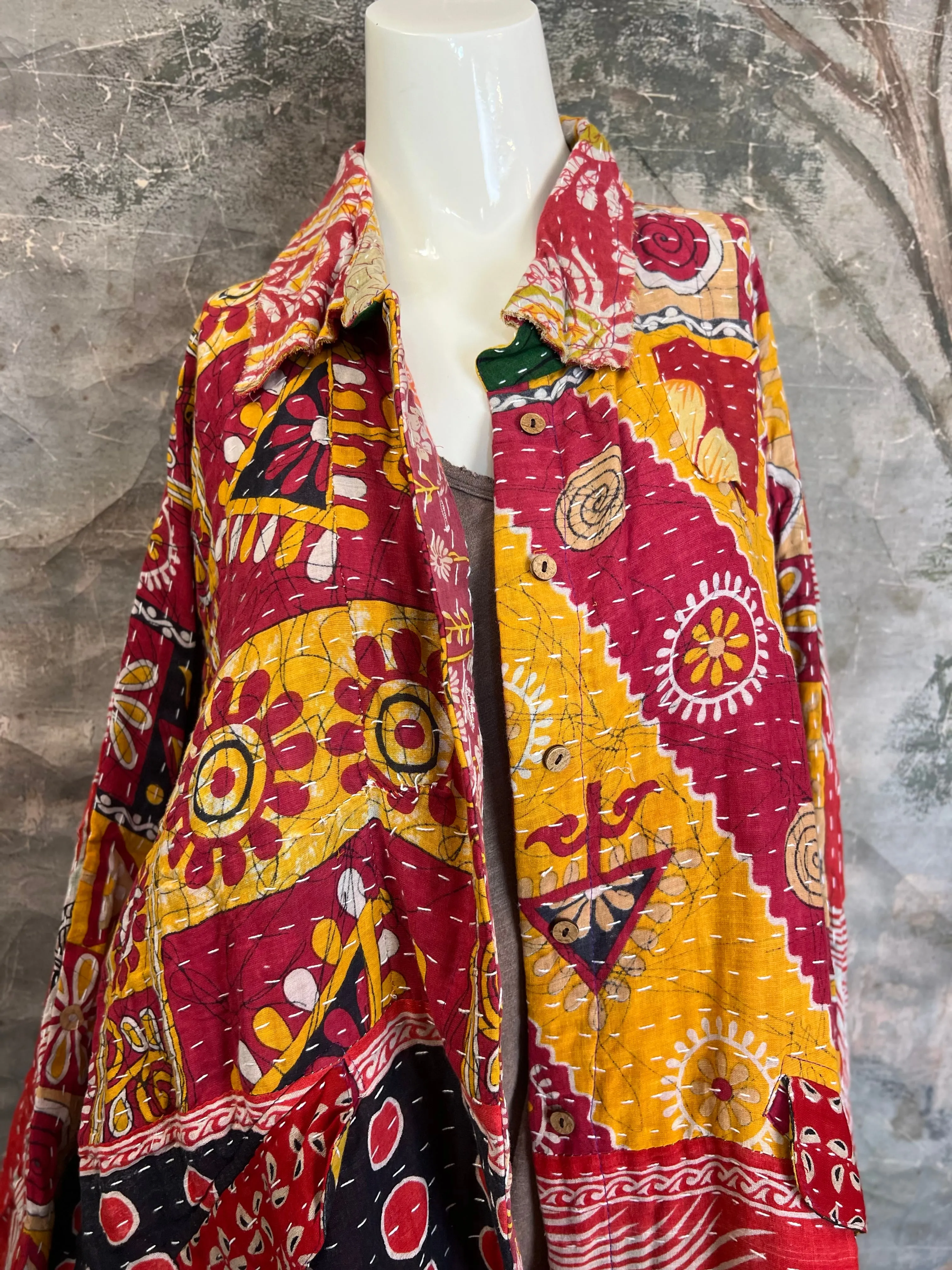 JG99B- Kantha Sunrise Top-Mix5