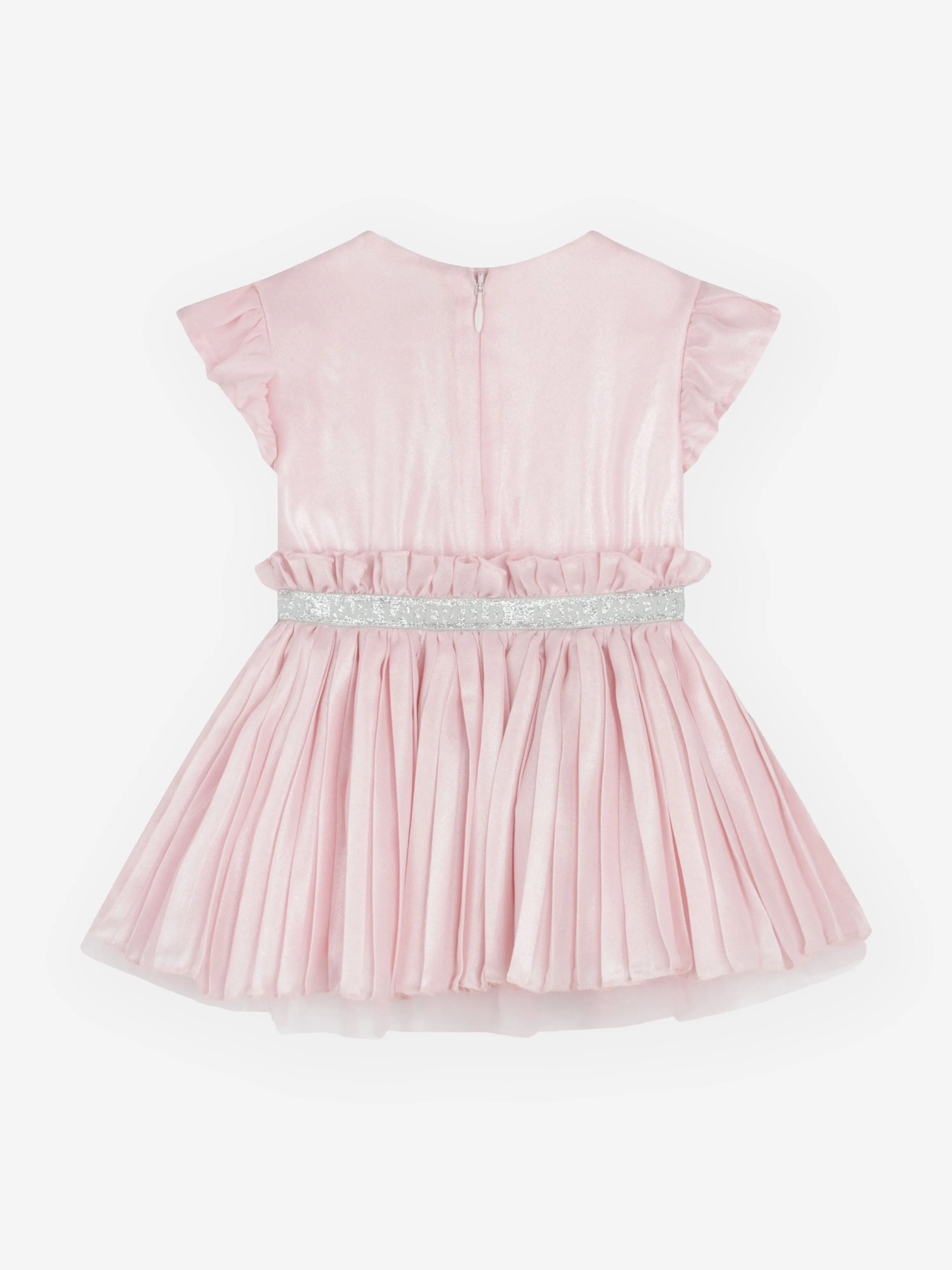 Karl Lagerfeld Baby Girls Logo Occasion Dress in Pink