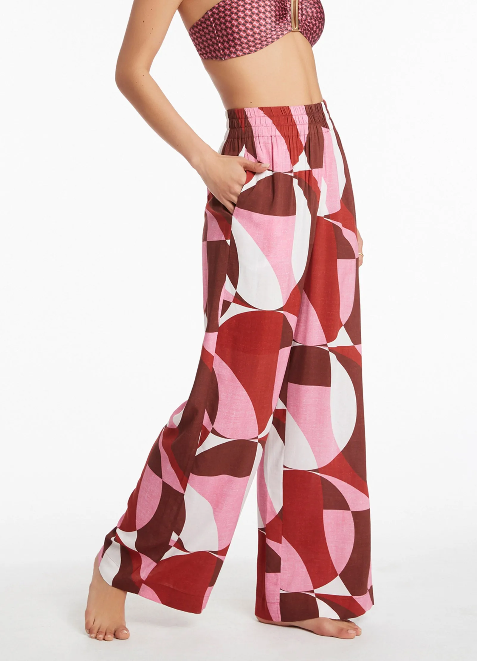 Lalita Wide Leg Pant - Orchid