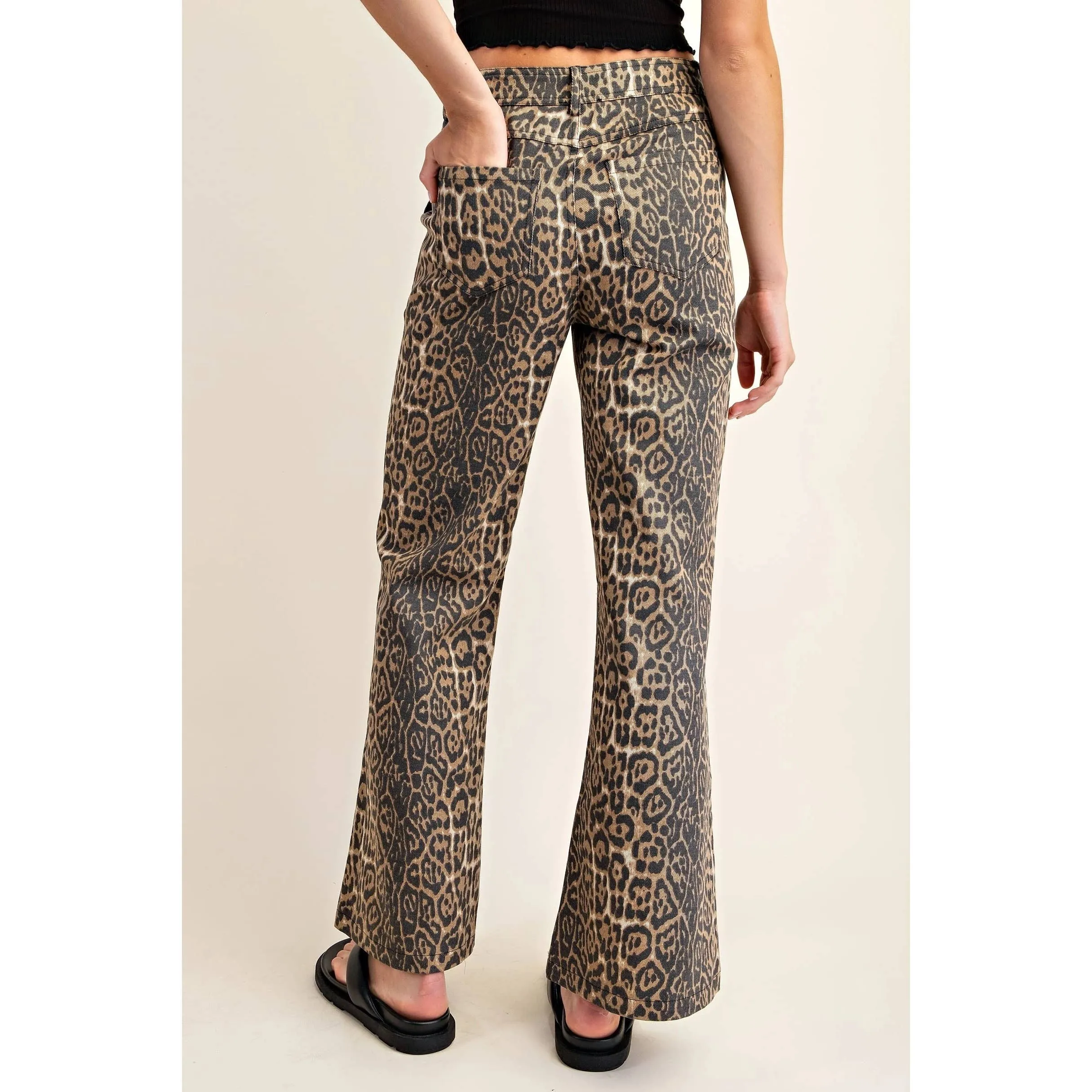 Leopard Relaxed Fit Jeans