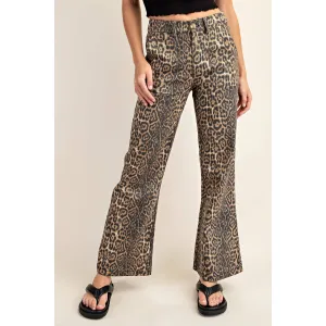 Leopard Relaxed Fit Jeans