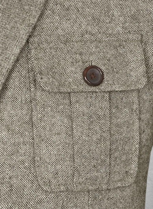 Light Weight Brown Tweed Danish Style Sports Coat