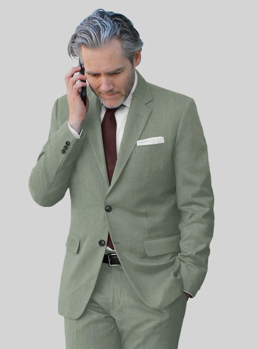 Marco Stretch Oak Green Wool Jacket