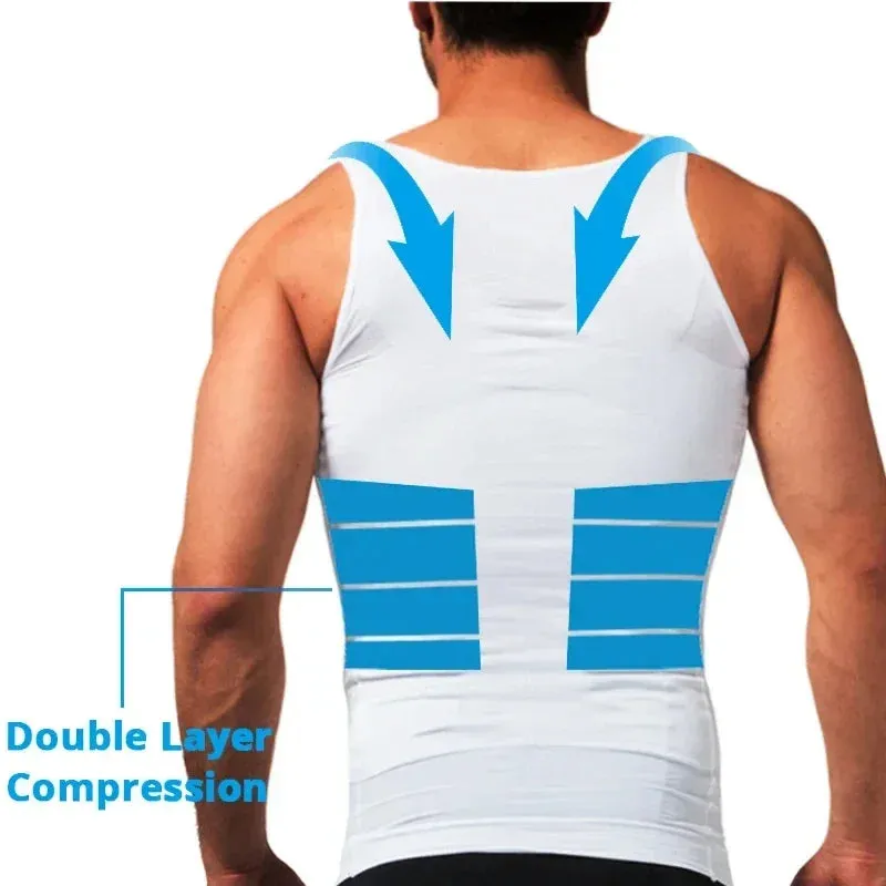 Mens Slimming Body Shaper Tank Tops