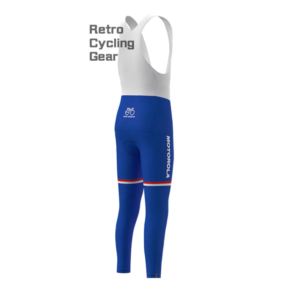 MOTOROLA Fleece Retro Cycling Bib Pants