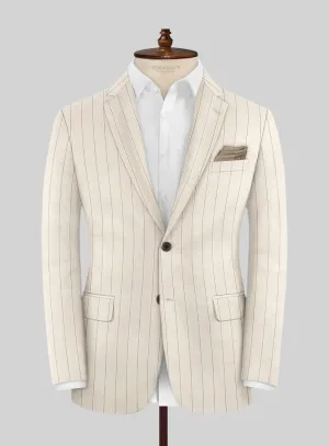 Napolean Artisan Band Beige Wool Jacket