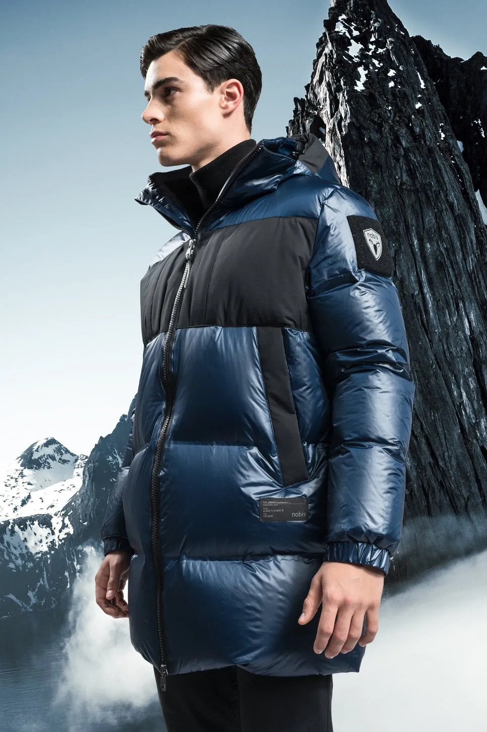 NOBIS NEELIX - Men's Long Puffer Jacket