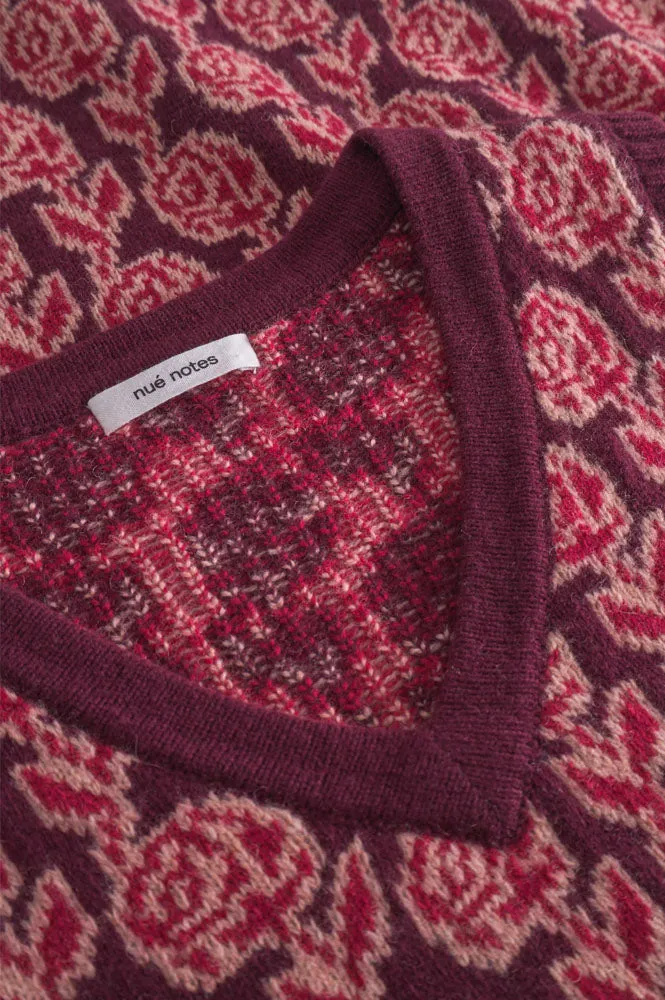 Nué Notes Cambridge Rose Red Vest